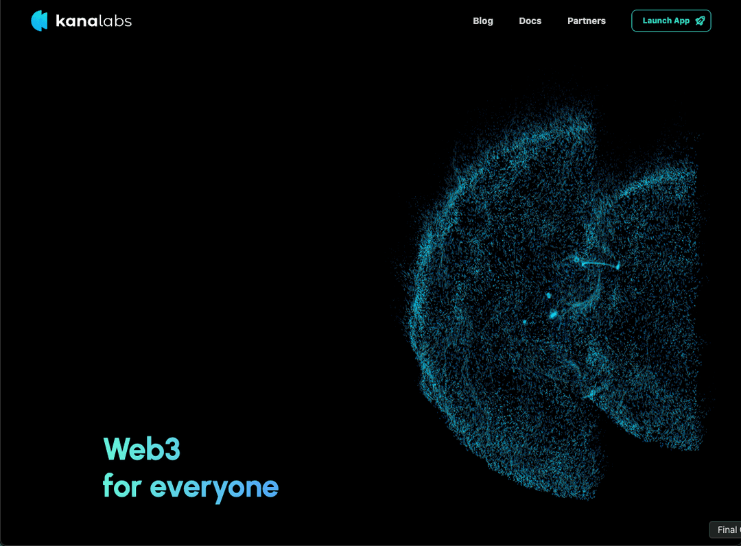 Kanalabs: Landing Page